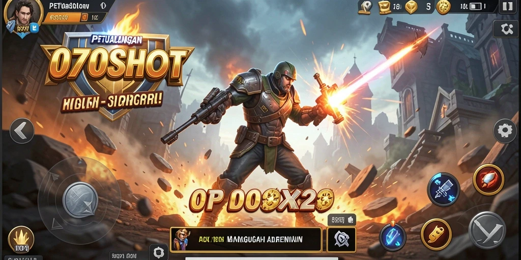 Tampilan gameplay 070SLOT yang penuh aksi dan tantangan