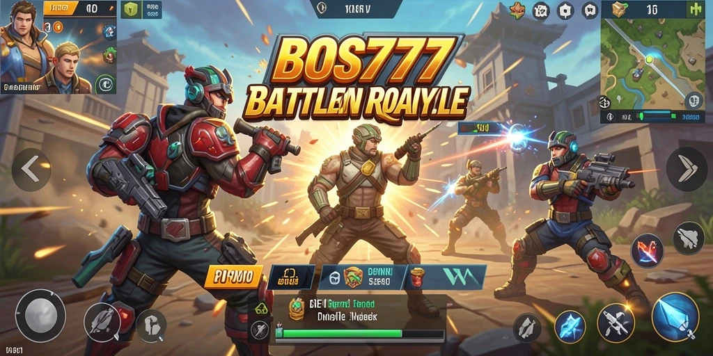 Gameplay seru di dunia Battle Royale yang menegangkan.