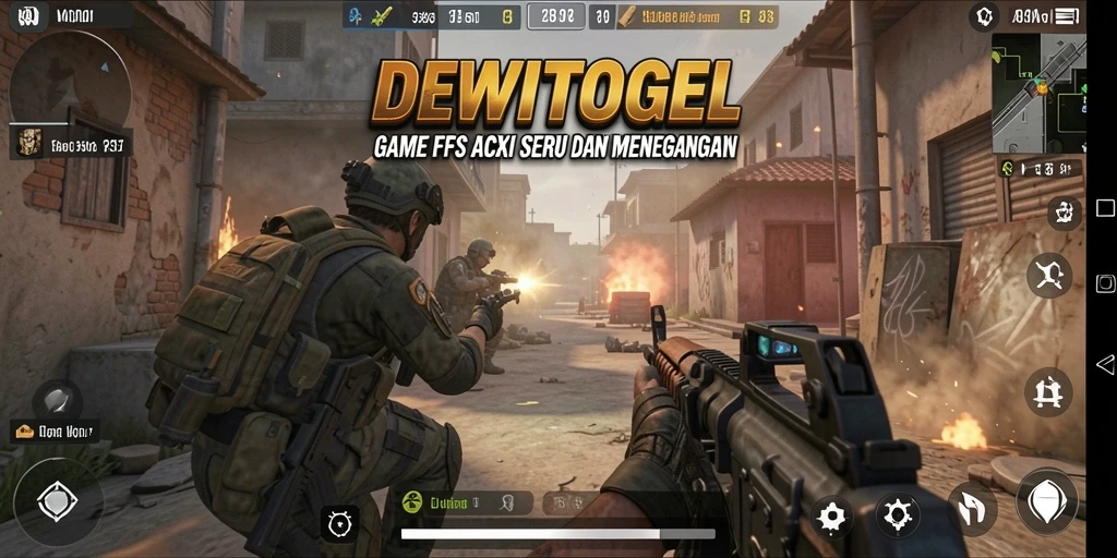 Tampilan gameplay seru DEWITOGEL dengan aksi menegangkan.