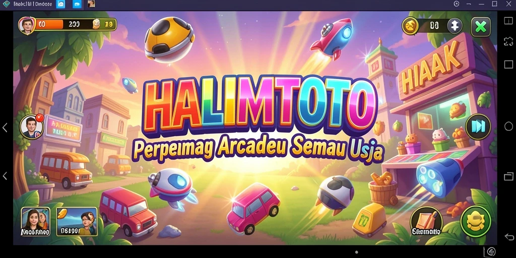 Tampilan screenshot menunjukkan gameplay seru HALIMTOTO.