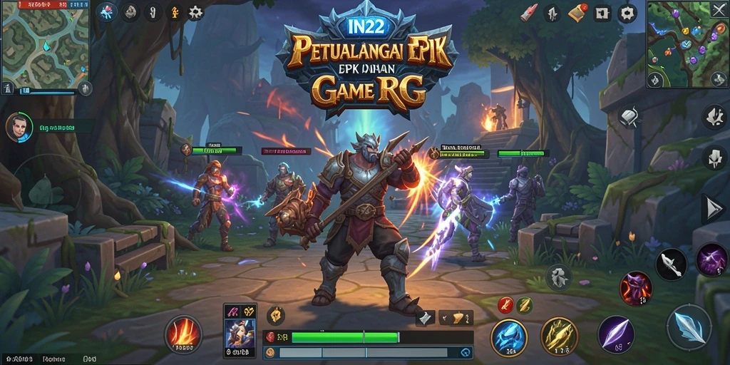 Tampilan gameplay RPG yang menarik dan penuh aksi.