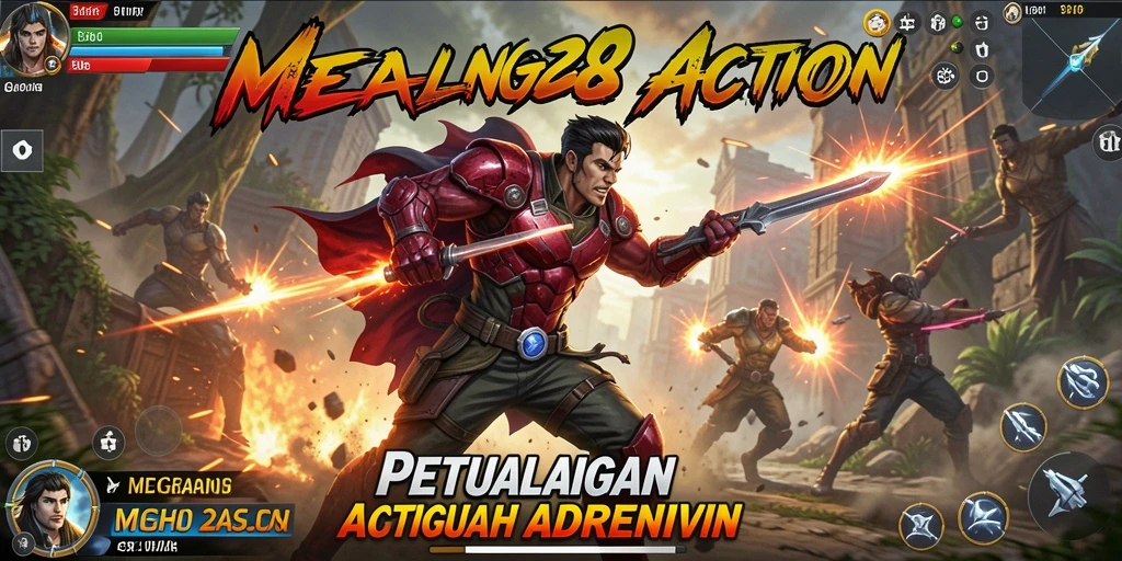 Tampilan gameplay seru dan menegangkan dari MEGA288.