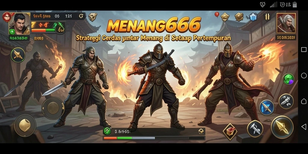 Screenshot MENANG666 menampilkan aksi strategi pertempuran yang mendebarkan.