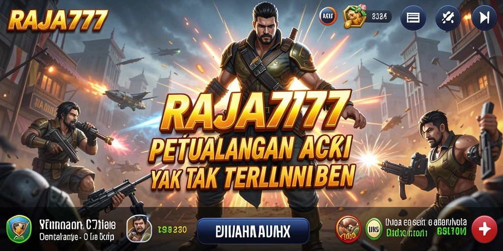 Tampilan gameplay seru di RAJA777 yang menegangkan.