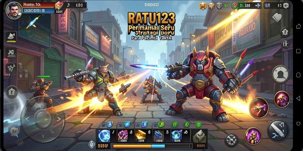 Screenshot gameplay RATU123 menampilkan aksi strategi yang seru.