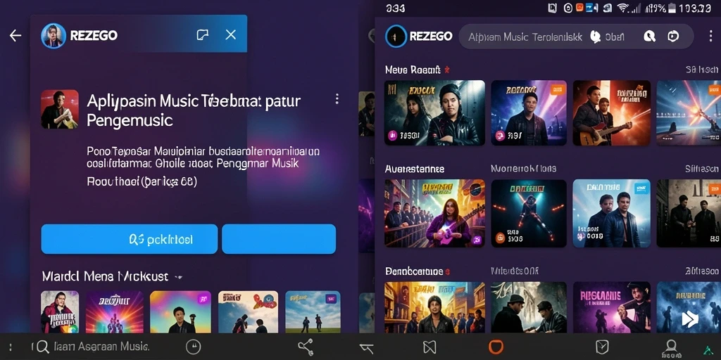 Screenshot utama REZEGO menampilkan gameplay interaktif yang seru.