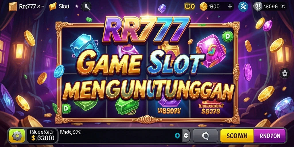 Tampilan menarik dari gameplay slot di RR777.