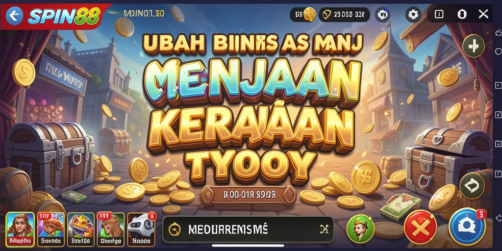 Tangkapan layar SPIN88 menampilkan gameplay manajemen bisnis yang menarik.