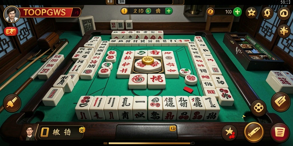 Gameplay menakjubkan dalam permainan Mahjong TOOPGWS.